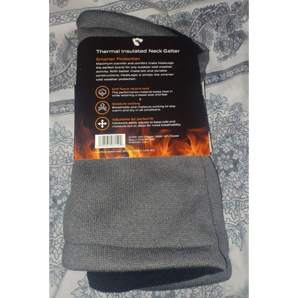 Heat Logic Women’s Gray Thermal Insulated Neck Gaiter